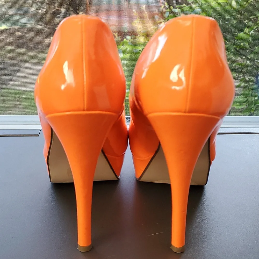 Patent leather platforms - Picture 3 of 5